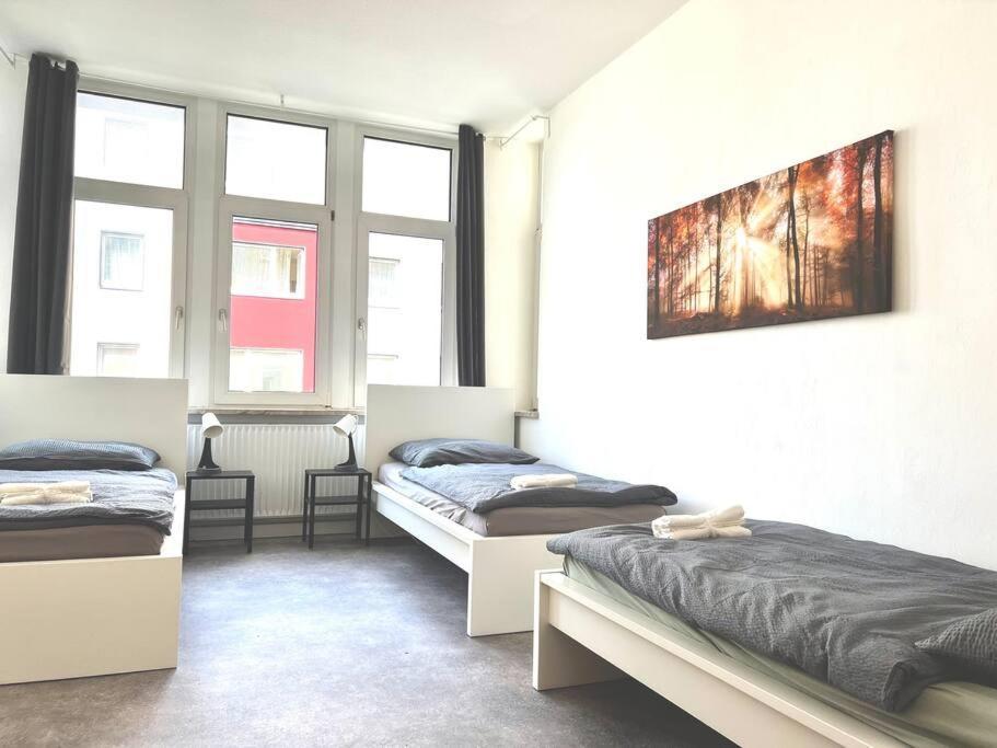 7 Betten Zentrale Lage Bahn Messe Apartment Hannover Exterior photo